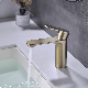 Discount OEM Single Hole Lavatory Sink Brass Mixer Tap Bathroom Basin Faucet