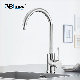 304 316 Stainless Steel Single Handle Satin Hot and Cold Mixer Water Kitchen Sink Faucet manufacturer