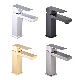 Various Colors of Stainless Steel Gold Bathroom Wash Basin Faucet Black Sink SUS 304 Hot Cold Water Mixer Face Basin Tap