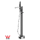  Cupc Watermark Floor Standing Faucet Bathtub Bath Faucet Nickel Brushed Shower Faucet