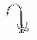  Chrome Single Lever Kitchen Mixer with Drinking Function Sink Taps
