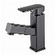  High Quality Black Chrome Brass Sanitary Tap Black Color Ware Basin Faucet