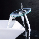 Waterfall Bathroom Sink Faucet Solid Brass Glass Single Hole Sink Bathroom Bathroom Faucet