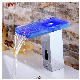 Waterfall Glass Spout LED Faucet, Self Closing Tap, Electrical Faucet manufacturer