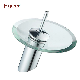 Fyeer Single Lever Round Glass Bathroom Waterfall Faucet manufacturer