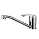  Sanitary Ware Zinc Alloy Kitchen Sink Basin Tap Deck Mounted Long Type Faucet