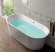  Woma Acrylic Hot Tub Freestanding Bathtub Soaking Foshan Manufacturer (Q163)