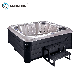  Modern Design Outdoor LED Freestanding Hydro Massage Bathtub SPA Hot Tub for 6 Persons