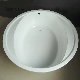 CE Five Star Hotel Drop-in Acrylic Bath Tub Round Built in Bathtub