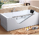 Hot Sale Acrylic Material Freestanding Whirlpools Massage Bathtub