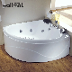  Triangle Bath Tub with Classic Acrylic Massage Bathtub Whirlpool