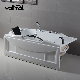 CE Single Whirlpool Bathtub with Massage Bathtub Hot Tub Manufacturers