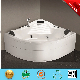  Hot Sales Bathroom Triangle Acrylict Bathroom Massage Jacuzzi Bath SPA Tub (BT-A1027)