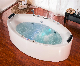  Freestanding Acrylic Jacuzzi Massage Whirlpool Bathtub 6PCS Big Massage Jets