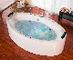 Freestanding Acrylic Jacuzzi Massage Whirlpool Bathtub 6PCS Big Massage Jets