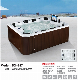  Outdoor 8 People Hot Bath Tub Big SPA Freestanding Wooden Massage Bathtub Dx517