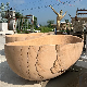 Luxurious Free Standing Bath Tub Solid Surface Natural Stone Granite Marble Wood Texture Bathtub Manufacturer manufacturer