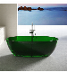  Bathroom Furniture Translucent Colorful Bath Tub Crystal Clear Bathing Tub for Adults Resin Bathtub