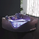 Good Sale Indoor with Headrest Luxurious Triangle Whirlpool Massage Bath