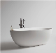  White Bathtubs Artificial Stone Bathtub Price Bathroom Freestanding Bathtub Solid Surface Tub