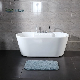 Greengoods Highly Recommended Acrylic+FRP Freestanding Oval Bathtub