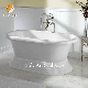 Bathroom Freestanding Bath Tub Artifical Ceramic Marble Stone Bathtub