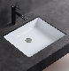 Factory Direct White Undercounter Bathroom Ceramic Sink Basin