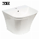 Wall Hung Bathroom Single Basin Hanging Wall Type Ceramic Wash Basin