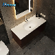  Hot Sales Simple Style Hotel Dirt-Resistant Solid Surface Bathroom Art Basin for Kitchen Bathroom Balcony