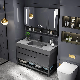  Large Matte Black Wall-Mounted Bathroom Cabinet 36 Inches Unique Standing American Bathroom Vanity