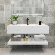  Solid Surface Porcelain Sink Marble Artificial Stone Cabinet Wall Hung Wash Basin Bathroom Vanity