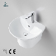  Popular Design Sanitaryware Ceramic Table Top Bathroom Wash Basin Hand Wash Basin Cheap Ceramic Sink Ceramic Wall-Hung Basin
