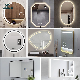 LED Wholesale Factory Custom Size Bathroom Home Decoration Smart Mirror with Digital Clock Defogger Lighted Smart Bluetooth manufacturer