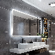 Wholesale Luxury Smart LED Mirror Bathroom Barber Multifunction Vanity Wall Smart LED Light Mirror with Display Screen manufacturer