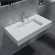 Solid Surface Bathroom Acrylic Wash Basin Stone Resin Trough Sinks manufacturer
