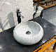  Hot Sale Art Bathroom Sinks White Marble Basin