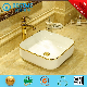 Small Hand Washing Sink Ceramic Basin Oval Shaped Glass Basin (Bc-7062g)