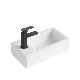 Morden Style Bathroom Small Wall Hung Countertop Sinks Rectangular Ceramic Wash Basin