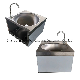  Guanbai Wall Mounted Kitchen Stainless Steel Knee Operated Round Basin Wholesale Outdoor Sink