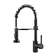 Cupc Certified Deck Mounted Single Handle Pull out Kitchen Faucet