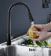 CNC Machine Part 304 Stainless Steel Single Handle Hot Cold Kitchen Faucet manufacturer