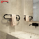  Sanipro Black Pin Shape Creative Design 304 Stainless Steel Towel Warmer Rack Smart Electric Bathroom Radiator Heated Towel Rail