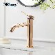 Stainless Steel 304 316 Sanitary Ware Rose Gold Bathroom Basin Mixed Faucet manufacturer