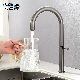 Stainless Steel Cold and Hot Kitchen Mixer Tap Grey Kitchen Faucet manufacturer