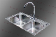 Double Bowl Stainless Steel Kitchen Sink (8143)