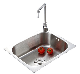  Stainless Steel Single Bowl Kitchen Sink (6042)