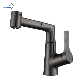  Bathroom Sink Faucet with Pull out Sprayer Single Handle Kitchen Basin Mixer Tap for Hot and Cold Water
