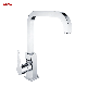 Deck-Mounted Hot and Cold Chrome Plating Kitchen Faucets