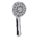  Household Self-Cleaning Pressurized Hand-Held Silver Five-Function Shower Head