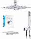 Shower System with Waterfall Tub Spout - 12 Inch Ceiling Rain Shower Head and Handhled Spray, Bathtub Combo, Thermostatic Valve Can Use All Faucet Set